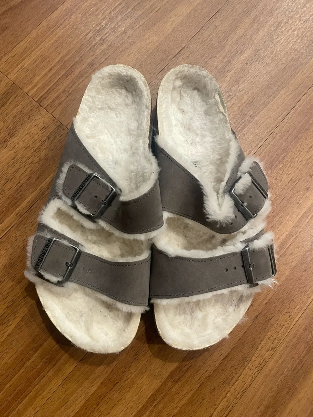 Birkenstock Shearling-Lined Clog in Cream
